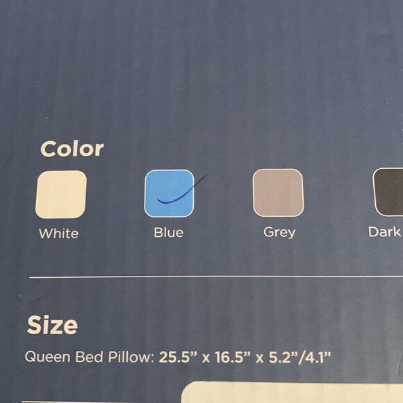 Osteo contour memory foam pillow for back, side or stomach sleepers - Picture 8 of 10